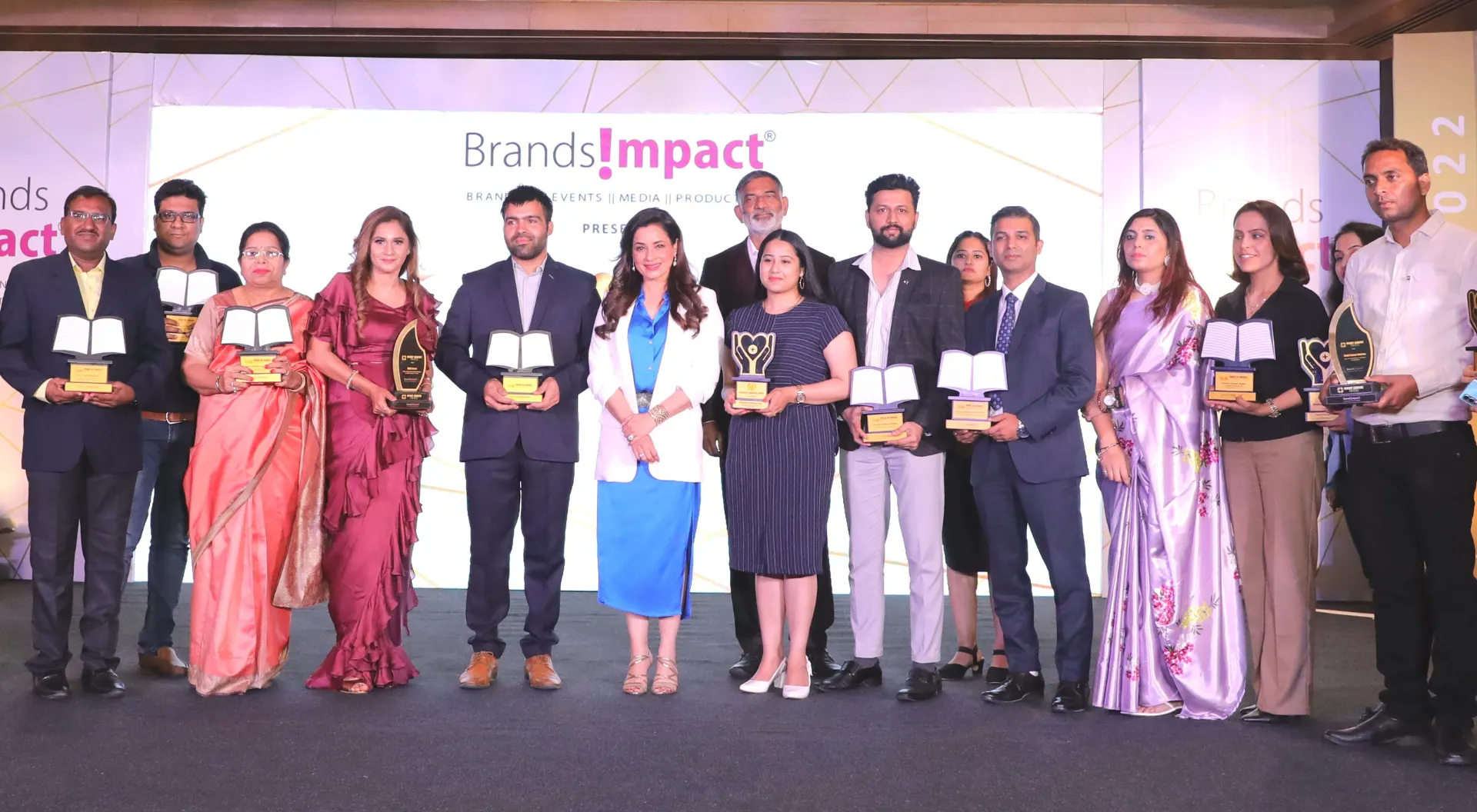 All Awardies with Neelam Kothari at Brands Impact